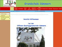 Tablet Screenshot of grundschule-suemmern.de